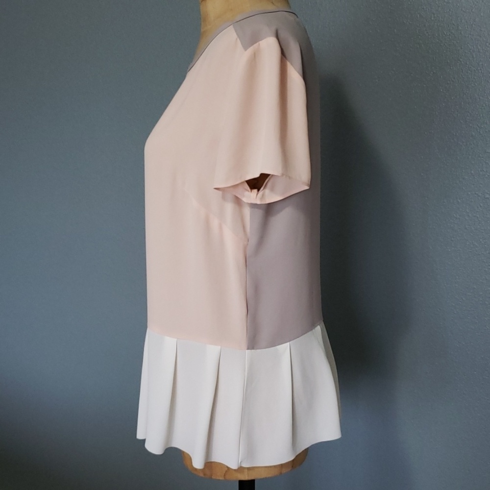 🎈 3 for $10. LOFT dressy top career blouse size M - Picture 3 of 7
